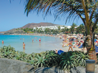 Playa Blanca, Montaña Roja